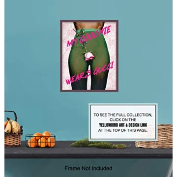 Gucci Black Wall Art Decor for Fashion Lovers