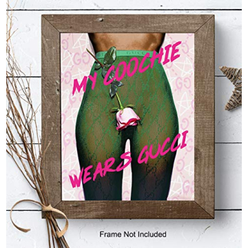 Gucci Black Wall Art Decor for Fashion Lovers