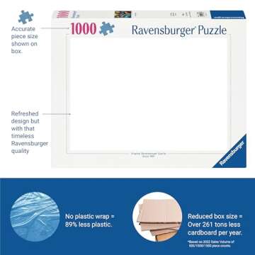 Ravensburger Pragser Wildsee, Dolomites, South Tyrol, Italy 1000 Piece Jigsaw Puzzle for Adults | Unique, Pieces | Anti-Glare Surface | FSC Certified, Eco-Friendly | Amazon Exclusive