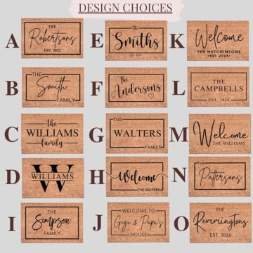 Personalized Custom Doormat for Home and Gifts