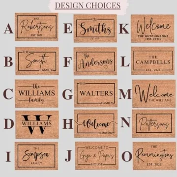 Personalized Custom Doormat for Home and Gifts