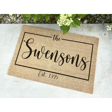 Personalized Custom Doormat for Home and Gifts