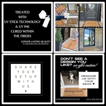 Personalized Custom Doormat for Home and Gifts