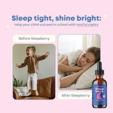JoySpring Sleepberry Liquid Melatonin | Kids Sleep Aid Drops
