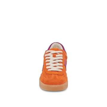 Dolce Vita Women's Notice Sneaker - Bold Orange Multi Suede Style