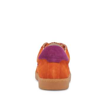 Dolce Vita Women's Notice Sneaker: Stylish Orange Suede
