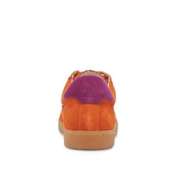 Dolce Vita Women's Notice Sneaker: Stylish Orange Suede