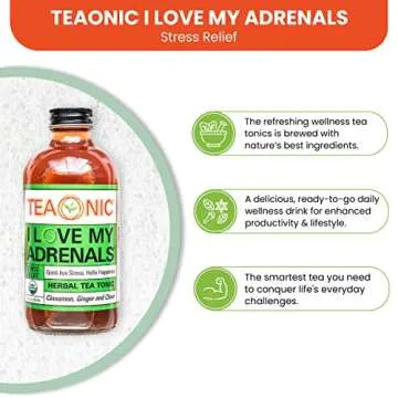 TEAONIC Adrenal Detox Tea - Organic & Vegan Tonic