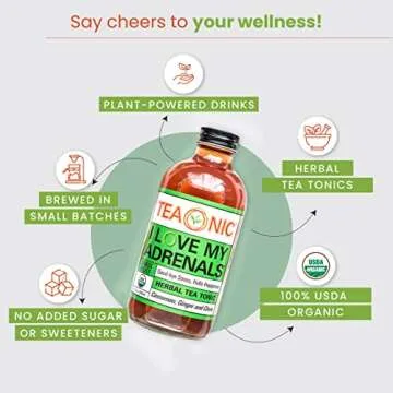 TEAONIC Adrenal Detox Tea - Organic & Vegan Tonic