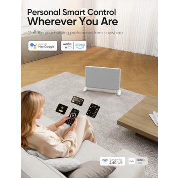 Energy Efficient Ballu Mica Infrared Heater for Large Rooms