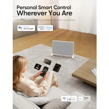 Energy Efficient Ballu Mica Infrared Heater for Large Rooms