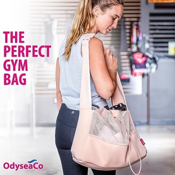 Stylish OdyseaCo Small Gym Bag for Women - Waterproof