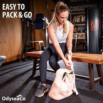 Stylish OdyseaCo Small Gym Bag for Women - Waterproof