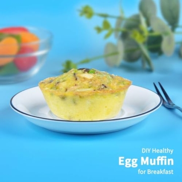 12-Cup Nonstick Silicone Muffin Pan for Easy Baking