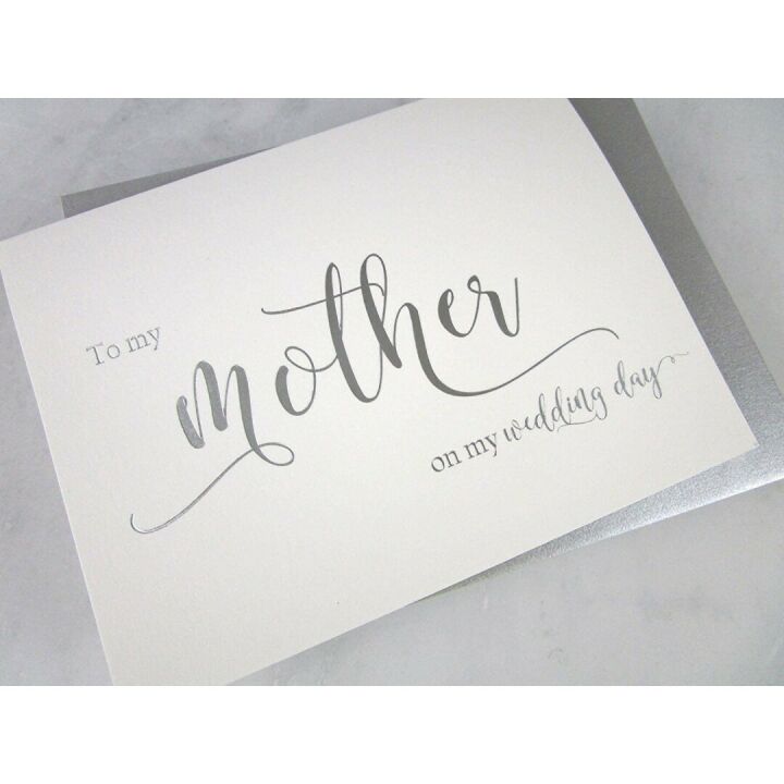 Silver Foil Wedding Day Cards Set of 2 with Envelopes