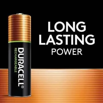 Duracell CEF27 ION SPEED 4000 Hi-Performance Charger, Includes 2 AA and 2 AAA NiMH Batteries