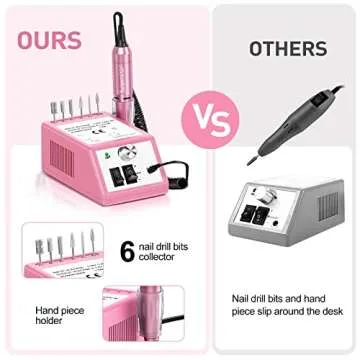 20000RPM Electric Nail Drill for Professionals and Beginners
