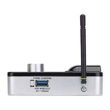 Samson Airline 99m Fitness Headset System, Black, K Band: 470–494 MHz