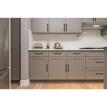 Stylish Ravinte 10 Pack Cabinet Pulls in Matte Black