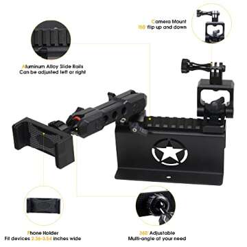 BESTAOO JK Dash Phone Holder for Jeep Wrangler