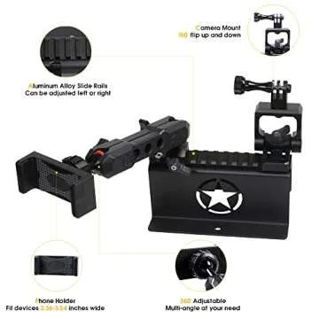 BESTAOO JK Dash Phone Holder for Jeep Wrangler