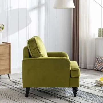 Midcentury Modern Velvet Arm Chair for Stylish Comfort