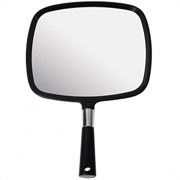 MIRRORVANA Large Hand Mirror with Comfy Handle