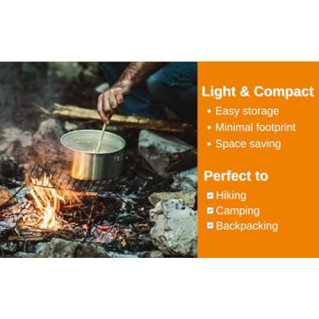 BeGrit Lightweight Camping Cookware Set for Hiking