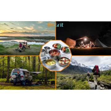 BeGrit Lightweight Camping Cookware Set for Hiking