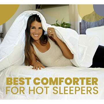 Climabalance Lightweight All Year Down Alternative Comforter Queen - Breathable Patented Design - In...