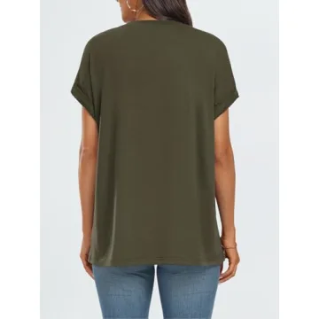 Trendy AUTOMET Women's Summer Crewneck T-Shirt