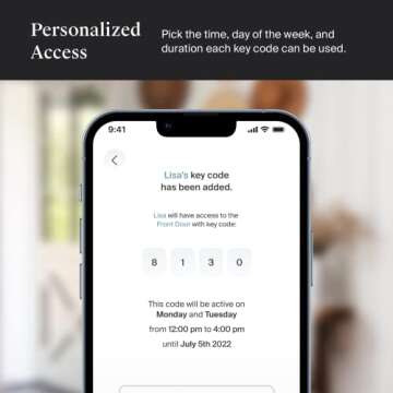 Level Keypad - Compatible with Any Level Lock or Bolt - Weatherproof with LED Backlight - Bluetooth-Enabled Door Lock Accessory for Keyless Entry (White)