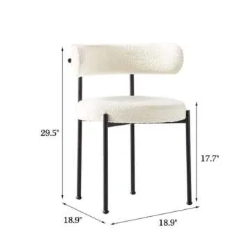 GLDWEY Modern Upholstered Dining Chairs for Any Space