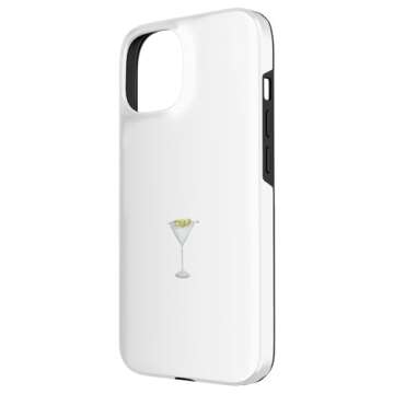 iPhone 15 Funny Martini Lover Glass Dirty Martini Case
