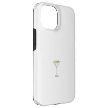 iPhone 15 Funny Martini Lover Glass Dirty Martini Case