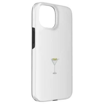 iPhone 15 Funny Martini Lover Glass Dirty Martini Case