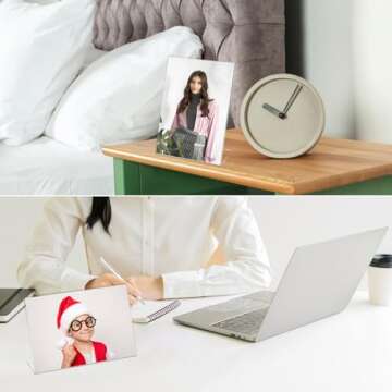 XSMYXSY 15 Pack Acrylic Photo Frames for Display