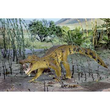 Safari Ltd. Wild Safari Prehistoric World Kaprosuchus Figurine - 8.25" Detailed Model