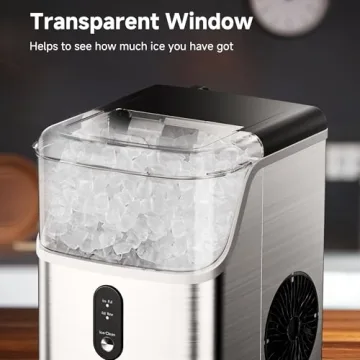 EUHOMY Nugget Ice Maker - Sonic Ice Machine