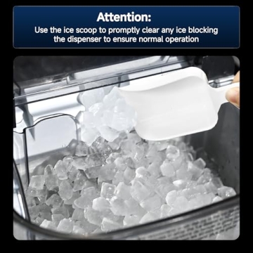 EUHOMY Nugget Ice Maker - Sonic Ice Machine