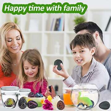 24 Pcs Easter Eggs Hatching Dinosaur Eggs for Easter Baskets Stuffers Fillers Easter Eggs Hunt, Grow...