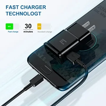 Type C Fast Charger - 2 Pack with 6ft Cables
