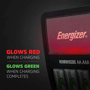 Energizer Recharge Value Charger for NiMH Rechargeable AA and AAA Batteries