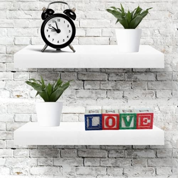 Ikea Floating Wall Shelf (4, White) for Chic Storage Solutions