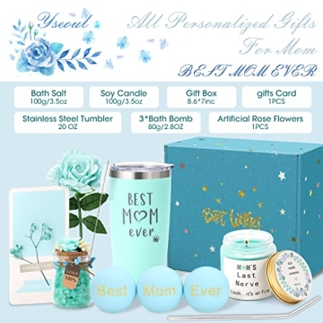 Yseoul Best Mom Ever Deluxe Spa Basket - Ideal Relaxation Gift Set