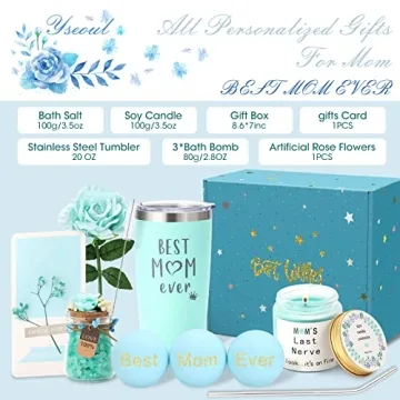 Yseoul Best Mom Ever Deluxe Spa Basket - Ideal Relaxation Gift Set