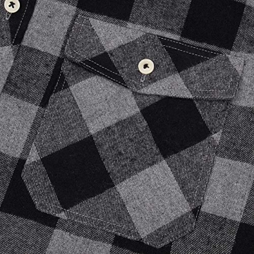 Alimens & Gentle Men's Plaid Flannel Shirt for All Occasions