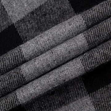 Alimens & Gentle Men's Plaid Flannel Shirt for All Occasions