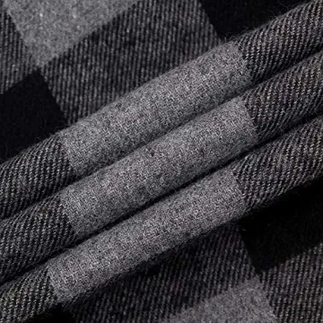 Alimens & Gentle Men's Plaid Flannel Shirt for All Occasions