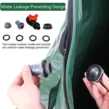 Outvita 132 Gallon Rain Barrel for Eco-Friendly Water Savings